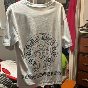 White chrome hearts tee